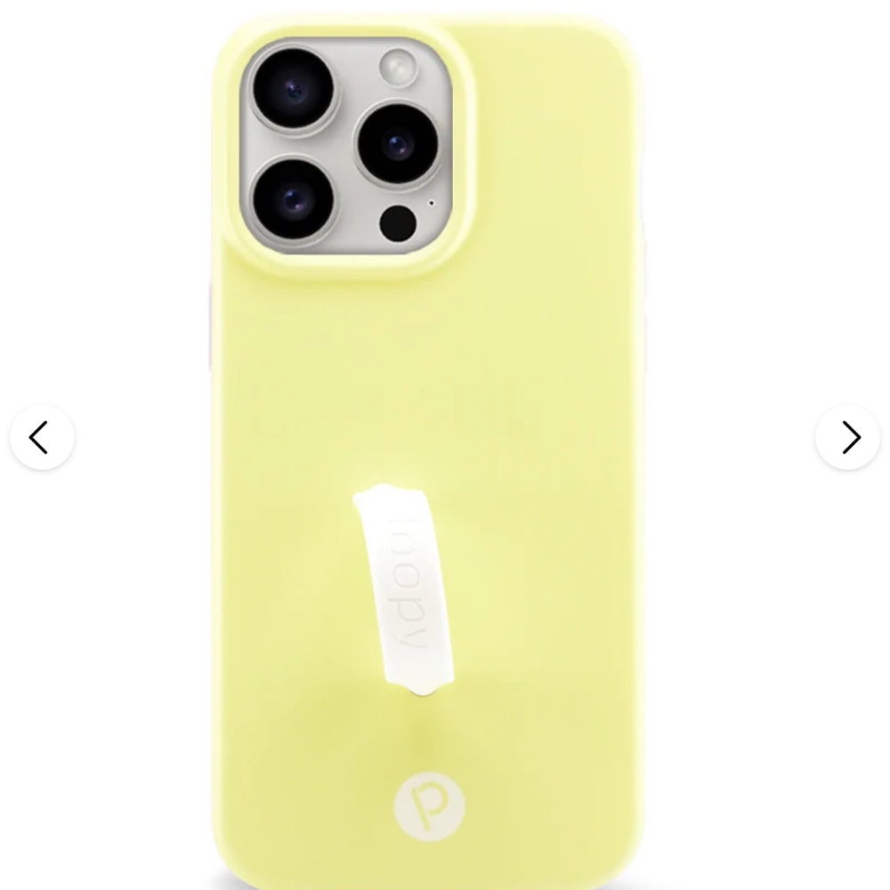 Loopy Case Yellow Protective iPhone Case with Precise Cutouts
